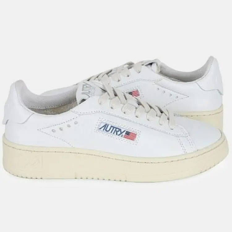 Giày Autry Dallas Low Leather 'White' ADLW-NW01 — ảnh 4