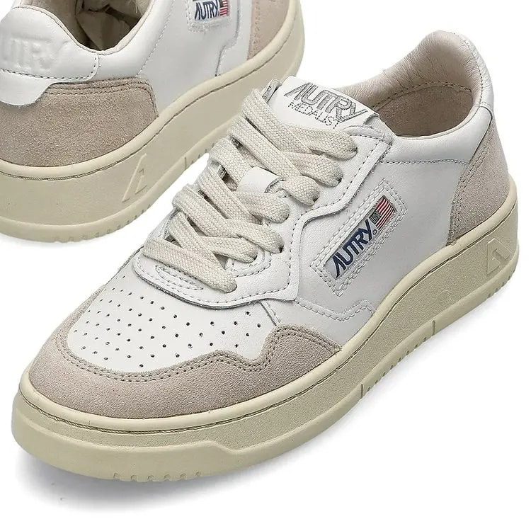 Giày Autry Medalist Low Leather Suede 'White' AULW-LS33 — ảnh 5