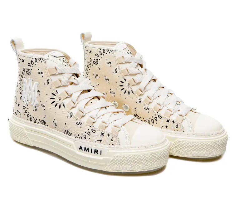 Giày Amiri Court High 'Alabaster' PF23MFS015-271 — ảnh 2