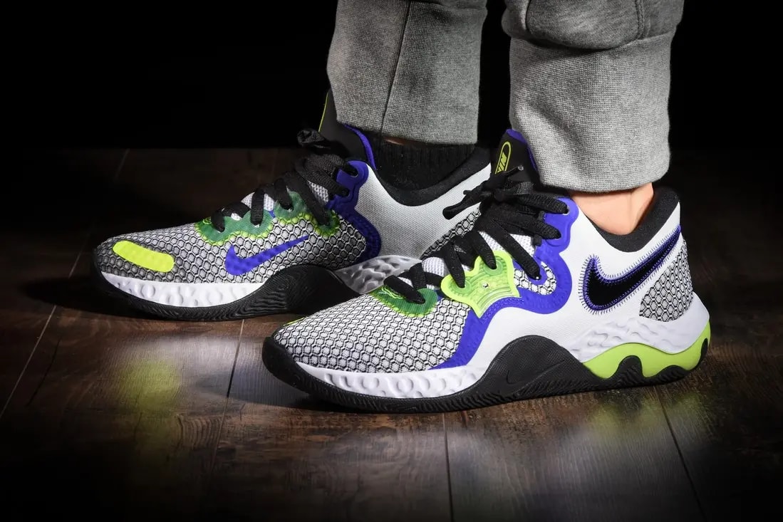Giày Nike Renew Elevate 2 'White Volt Indigo' CW3406-101 — ảnh 2