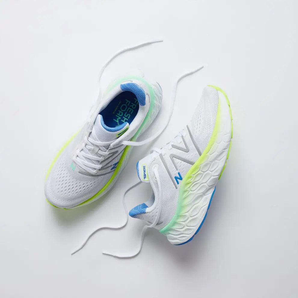 Giày New Balance Fresh Foam X More v4 'White Cobalt' WMORWT4 — ảnh 3