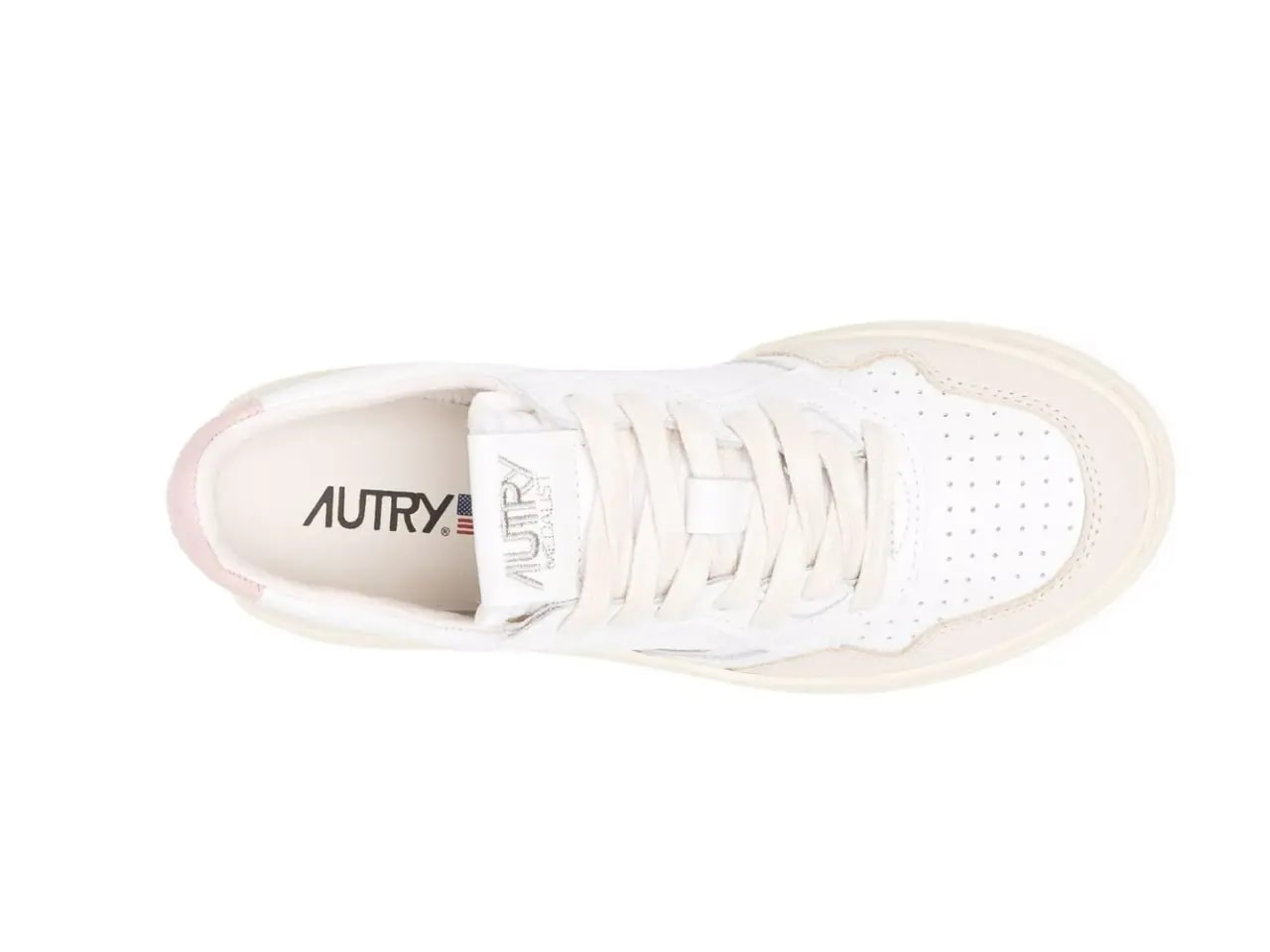 Giày Autry Dallas Low Leather 'White Pink' ADLW-NW07 — ảnh 4