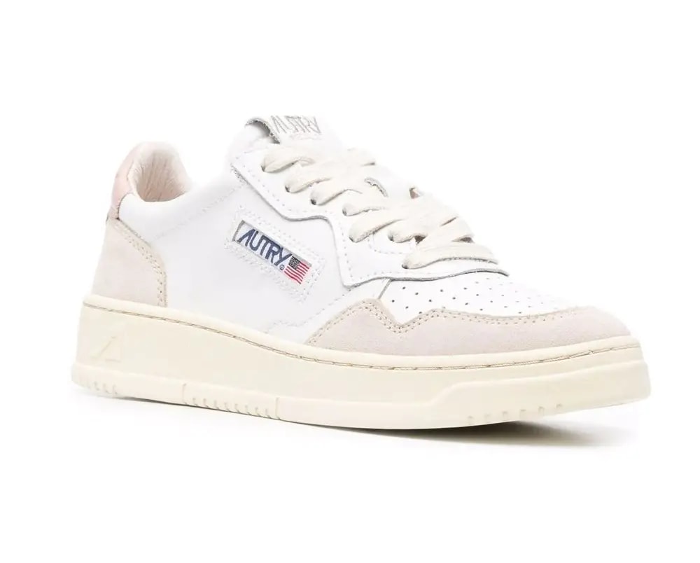 Giày Autry Dallas Low Leather 'White Pink' ADLW-NW07 — ảnh 2