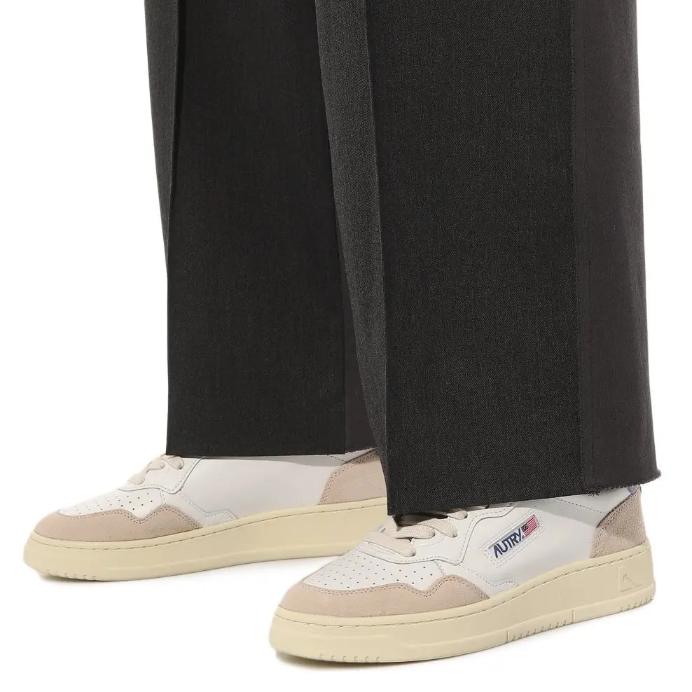 Giày Autry Medalist Low Suede 'White Lavender' AULW-LS53 — ảnh 2