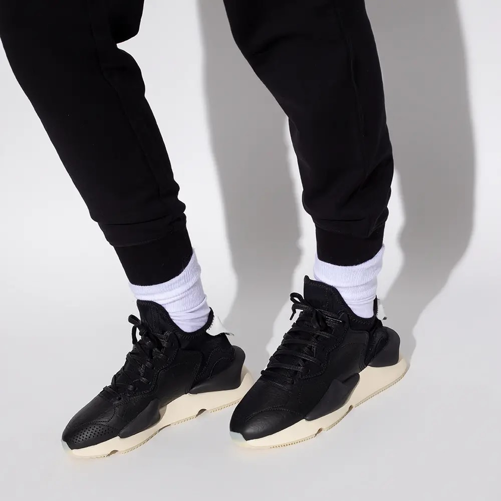 Giày Adidas Y-3 Kaiwa 'Black White' GX1053 — ảnh 4