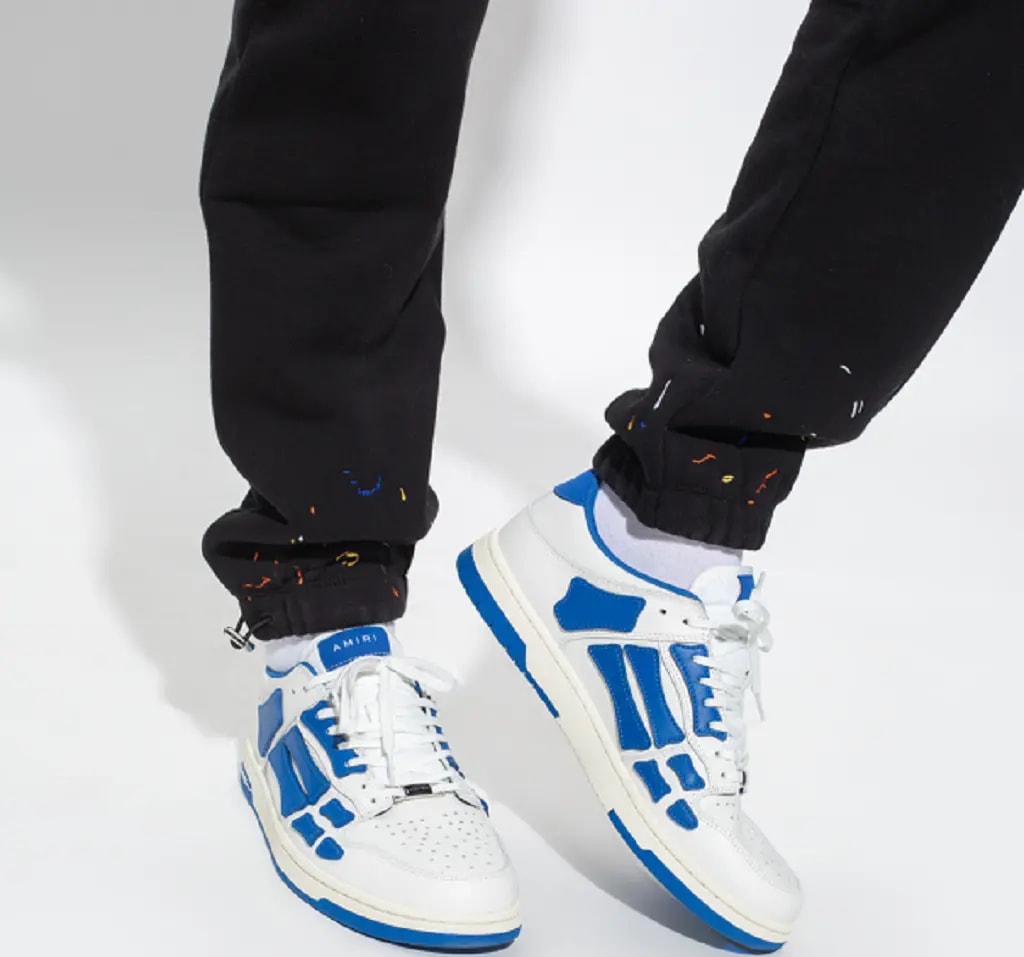 Giày Amiri Skel Low Top 'White Blue' PS22MFS003-123 — ảnh 2