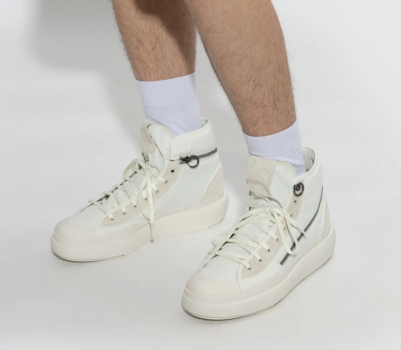 Giày Adidas Y-3 Ajatu Court High 'Off White' ID4209 — ảnh 2