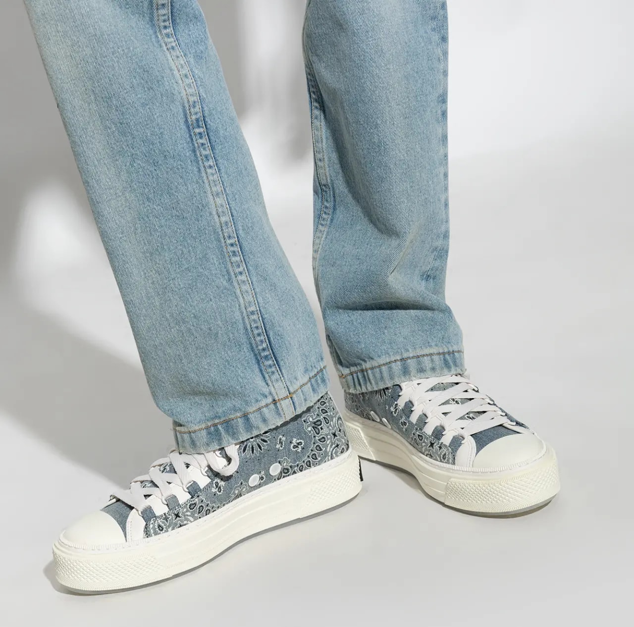 Giày Amiri Court High 'Clay Indigo' PF23MFS012-408 — ảnh 2