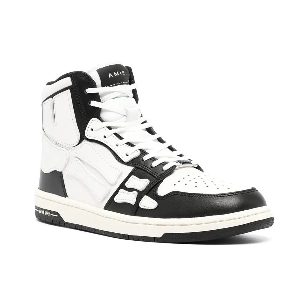 Giày Amiri Skel High Tops 'Black White' PXMFS001-004 — ảnh 5
