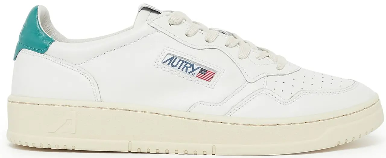 Giày Autry Medalist Low 'White Petrol Blue' AULM-LL44 — kich-thuoc: 40