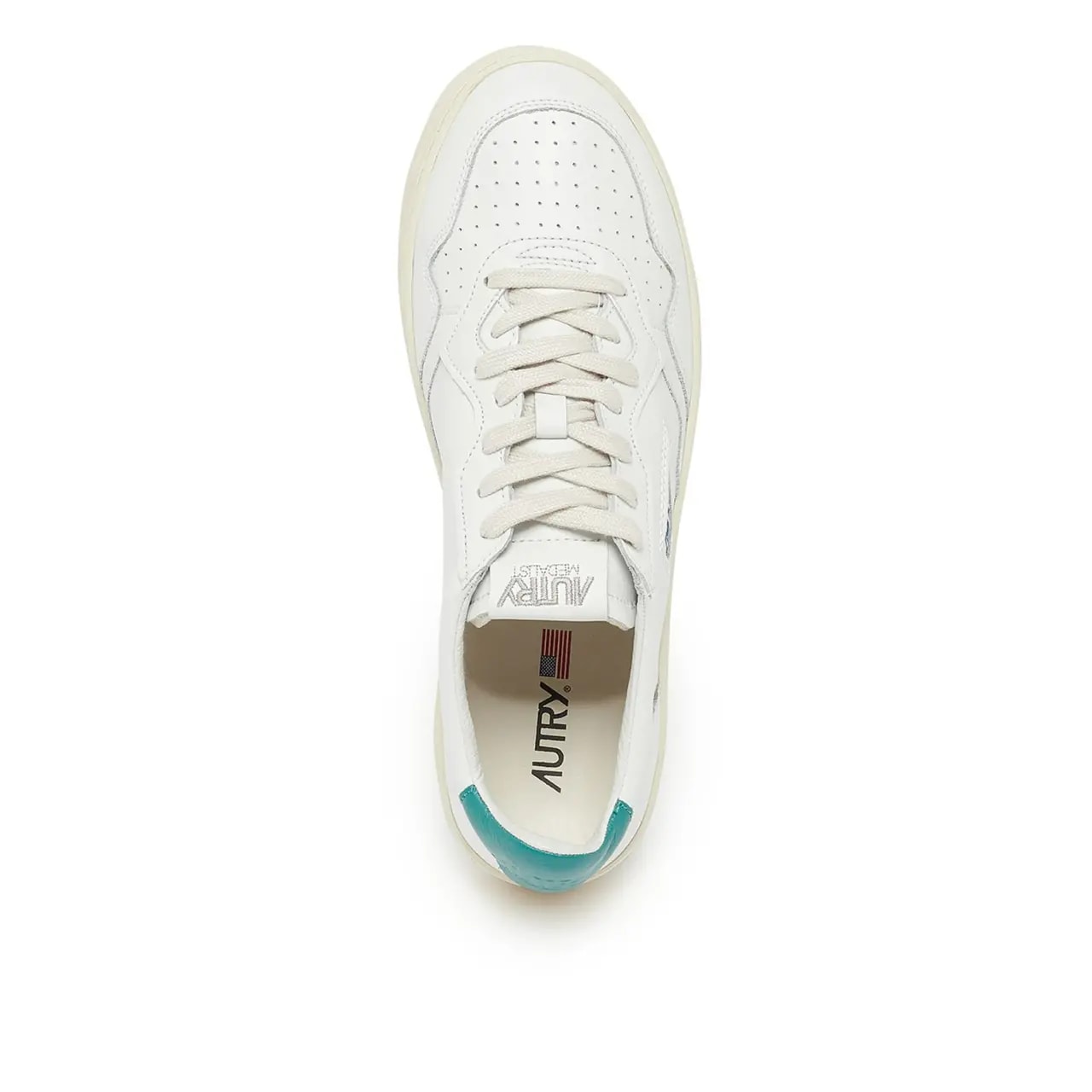 Giày Autry Medalist Low 'White Petrol Blue' AULM-LL44 — ảnh 3