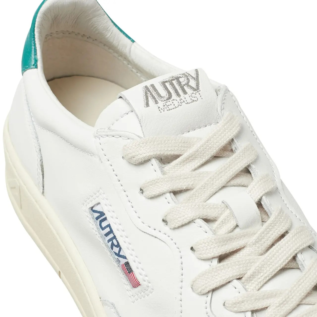 Giày Autry Medalist Low 'White Petrol Blue' AULM-LL44 — ảnh 5