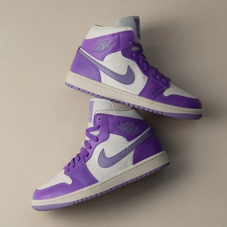 Giày Nike Air Jordan 1 Mid 'Action Grape' BQ6472-504 — ảnh 4