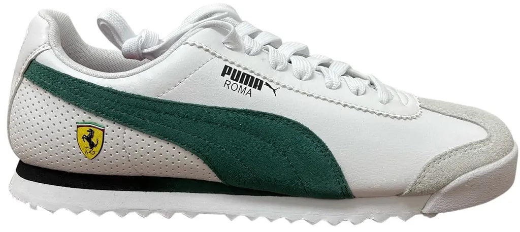 Giày Puma Scuderia Ferrari x Roma 'White Green' 306766-03 — kich-thuoc: 40