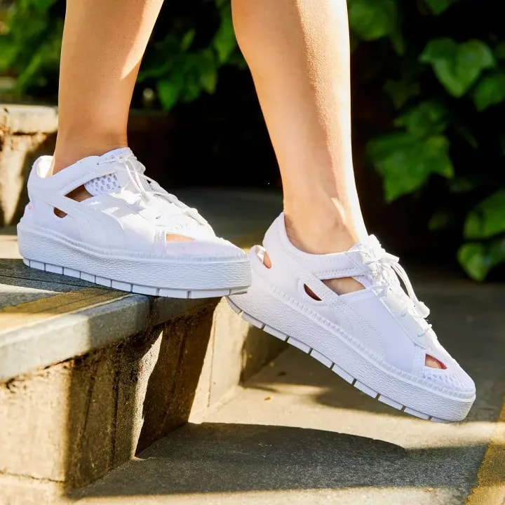 Dép Puma Platform Trace Lite Mule 'White' 382872-02 — — ảnh 2