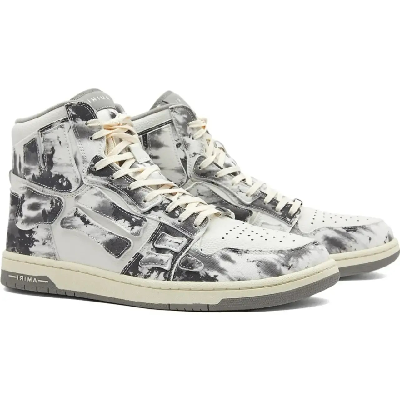 Giày Amiri Skel Top Hi 'Gray' SS23MFS002-030 — ảnh 3