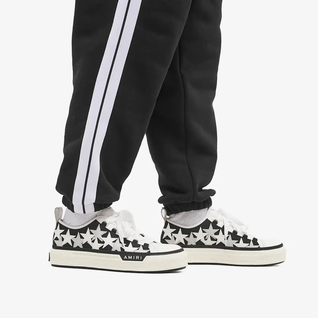 Giày Amiri Stars Court Low 'Black' MFS014-001 — ảnh 2