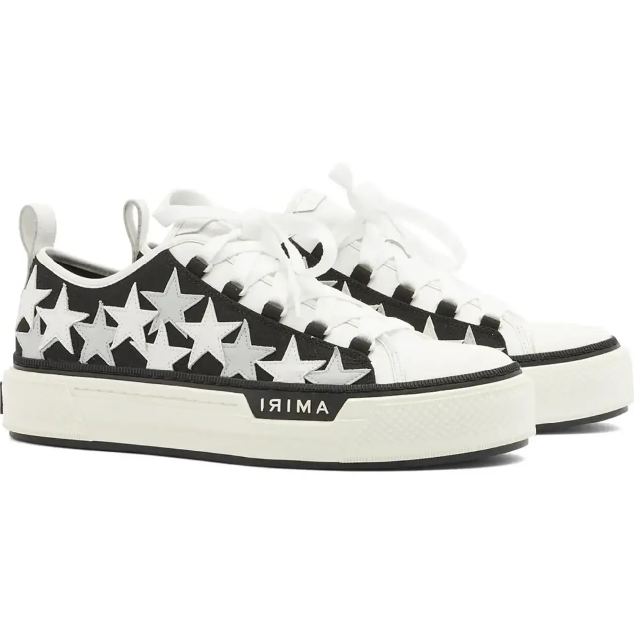 Giày Amiri Stars Court Low 'Black' MFS014-001 — ảnh 4