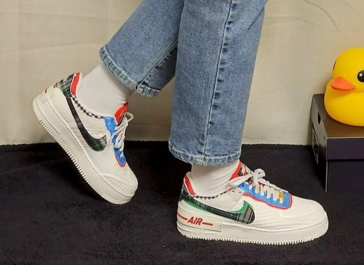 Giày Nike Air Force 1 Shadow 'Multi Material' DZ5193-100 — ảnh 2