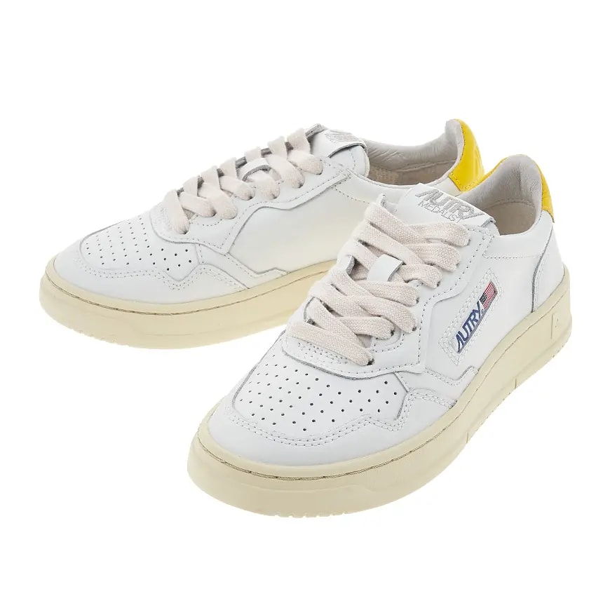Giày Autry Medalist Low 'White Yellow' AULW-LL30 — ảnh 3