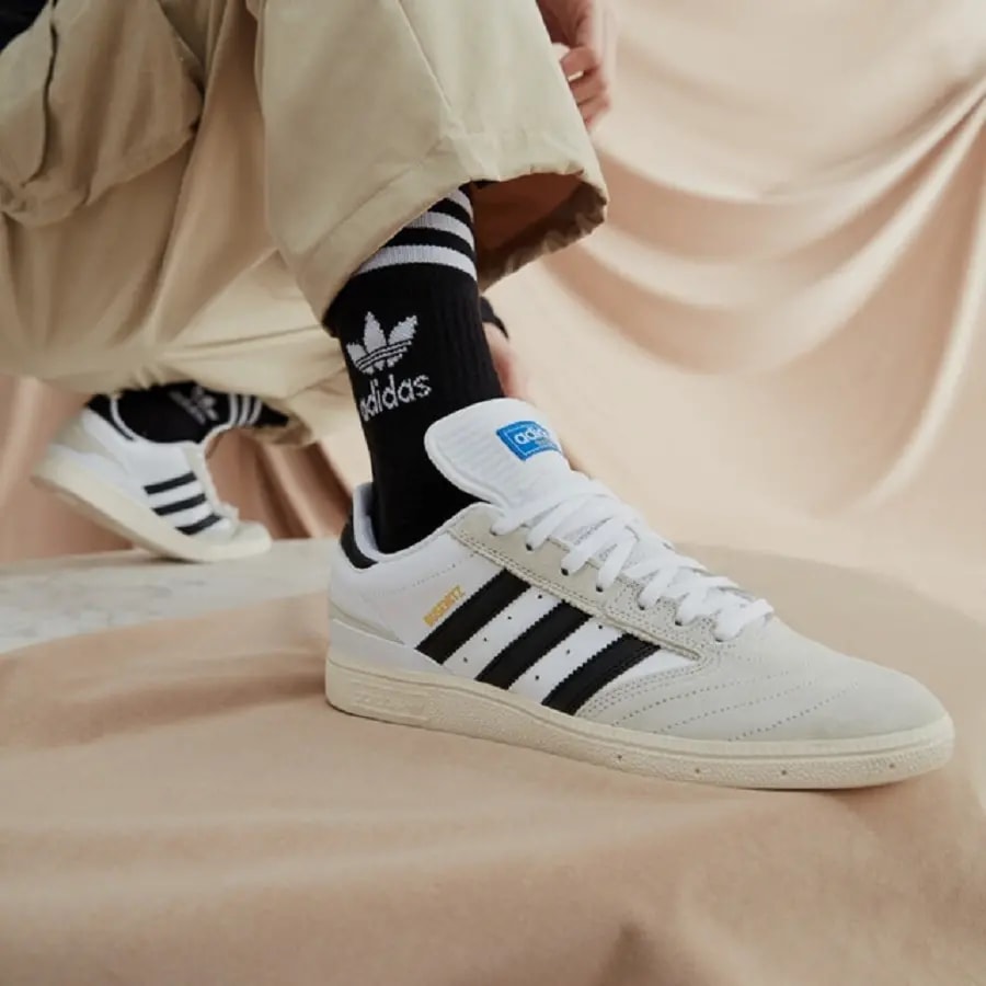 Giày Adidas Busenitz 'White Black' FV5877 — ảnh 2