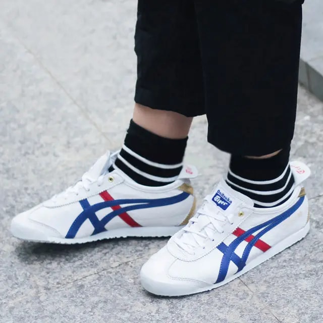 Giày Onitsuka Tiger Mexico 66 'White Dark Blue' D507L-0152 — ảnh 2
