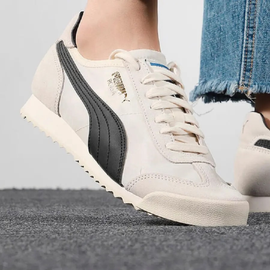 Giày Puma Roma OG Nylon 'Whisper White Black' 362408-28 — ảnh 3