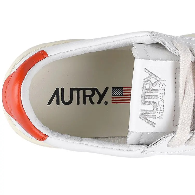 Giày Autry Medalist Low 'White Orange' AULW-LL24 — ảnh 5