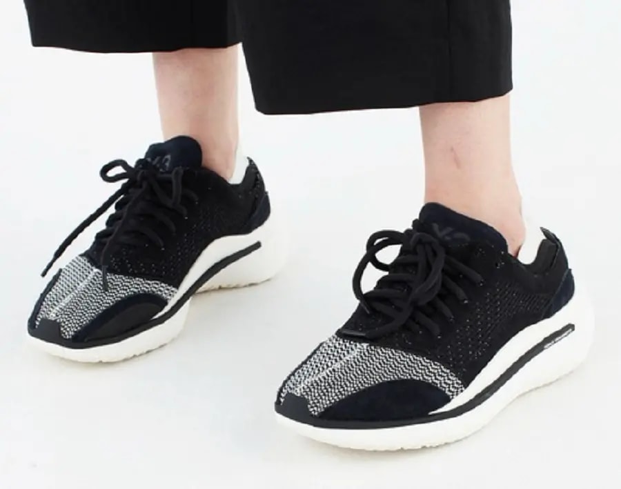 Giày Adidas Y-3 Qisan Knit 'Black Off White' FZ6395 — ảnh 3
