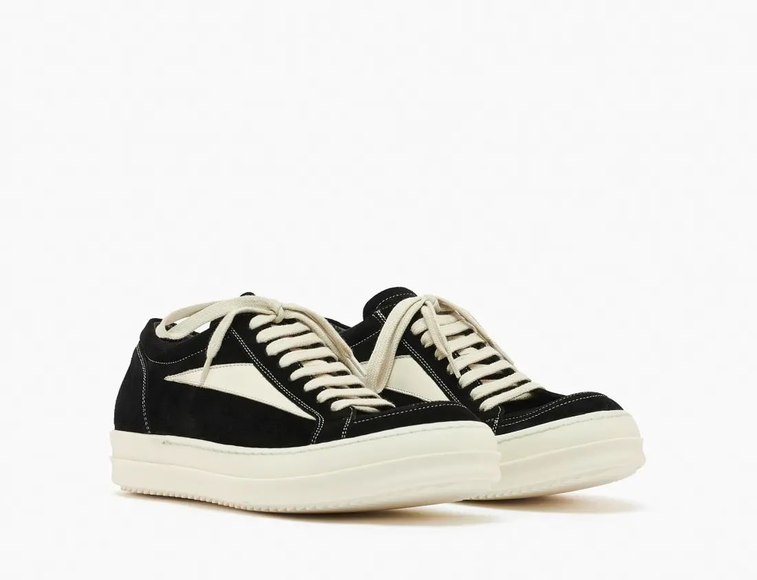 Giày Rick Owens Suede Vintage 'Black Milk White' RU01C4897LVSLPO-911 — ảnh 2