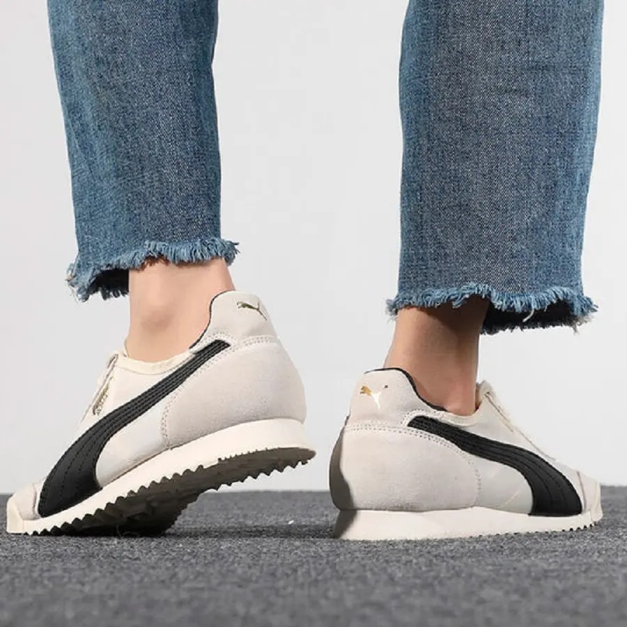 Giày Puma Roma OG Nylon 'Whisper White Black' 362408-28 — ảnh 2
