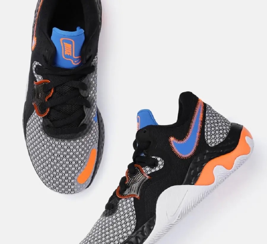 Giày Nike Renew Elevate 2 'Black Total Orange' CW3406-003 — ảnh 3