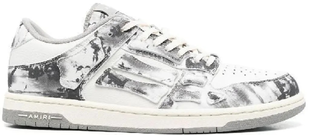 Giày Amiri Skel Top Low 'Grey Tye Dye' SS23 MFS003-030 — kich-thuoc: 40