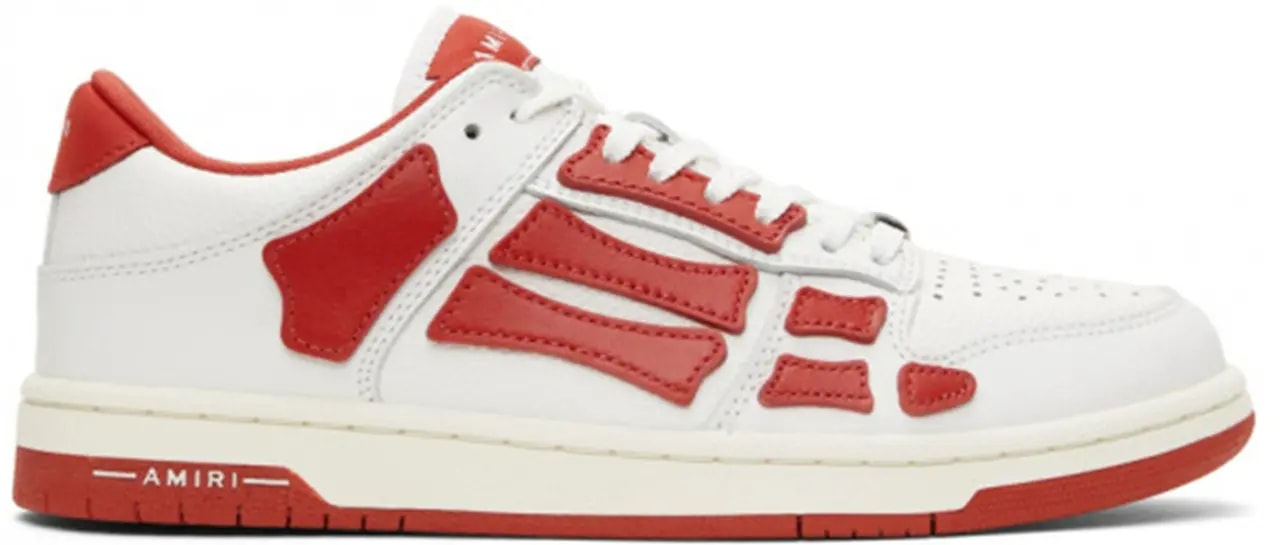 Giày Amiri Skel Top Low 'White Red' MFS003-124 — kich-thuoc: 44