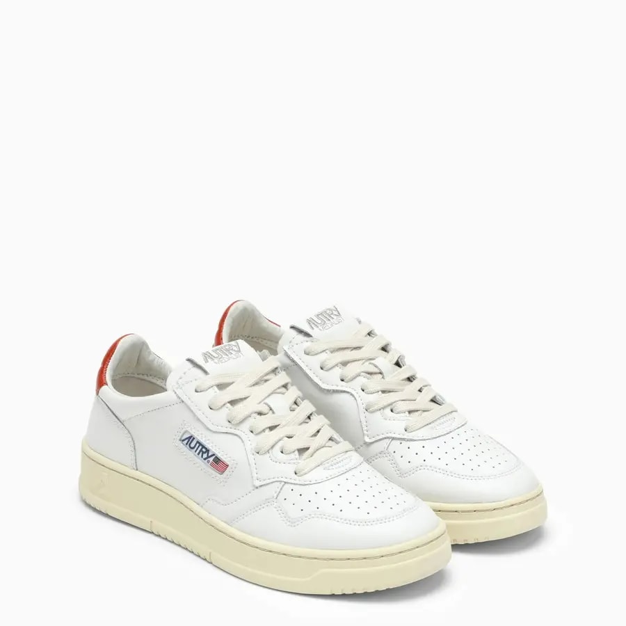 Giày Autry Medalist Low Leather 'White Rust' AULW-LL48 — ảnh 3
