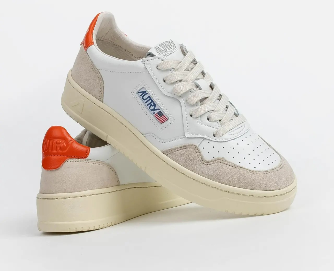 Giày Autry Medalist Low 'White Orange' AULW-LS45 — ảnh 5