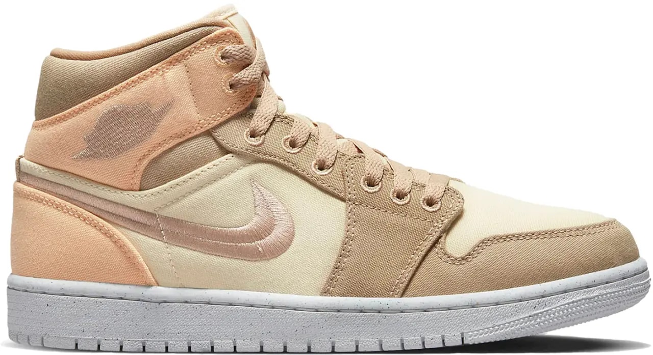 Giày Nike Air Jordan 1 Mid SE 'Muslin Canvas' DV0427-102 — kich-thuoc: 36