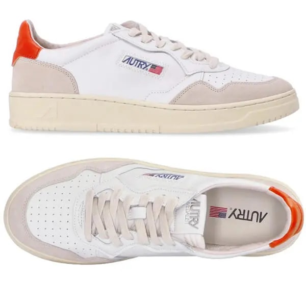 Giày Autry Medalist Low 'White Orange' AULM-LS45 — ảnh 4