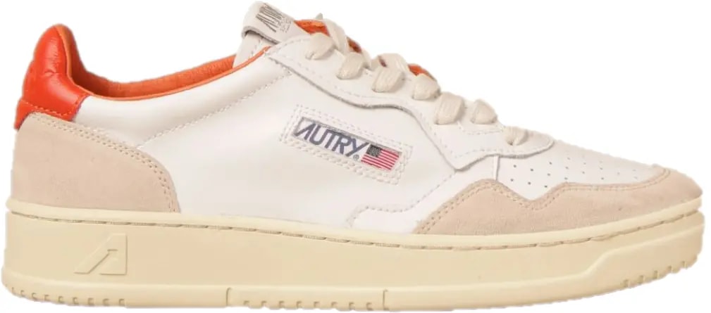 Giày Autry Medalist Low 'White Orange' AULM-LS40 — kich-thuoc: 44