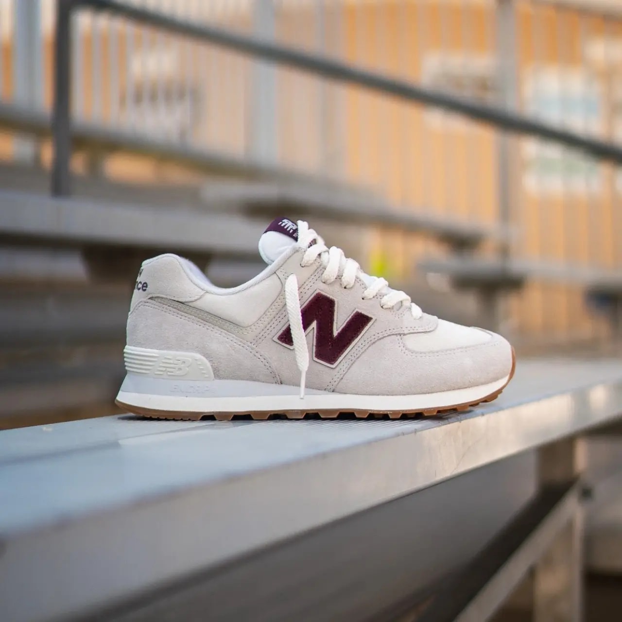 Giày New Balance 574 'Bone Burgundy' U574NOW — ảnh 4
