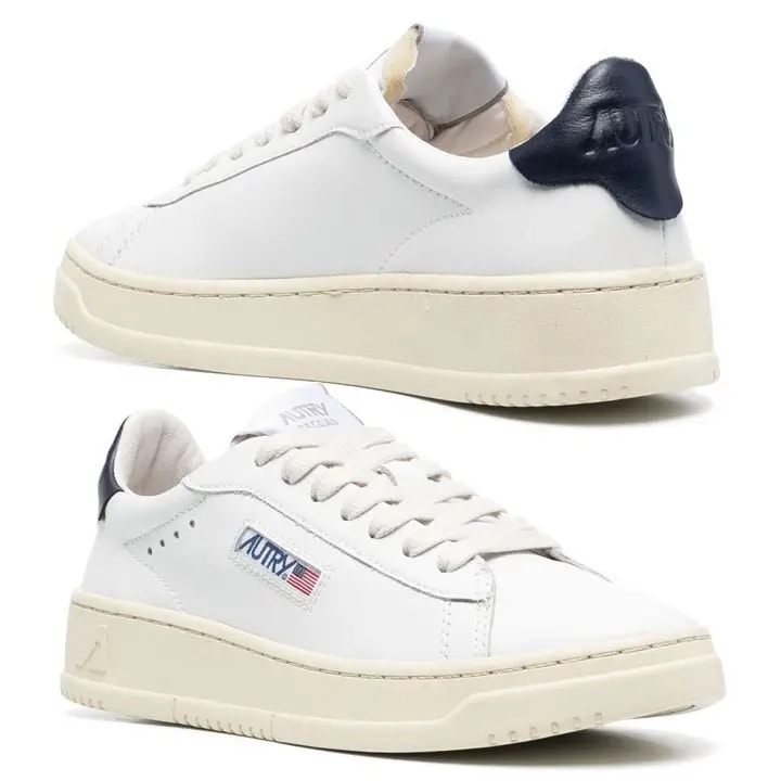 Giày Autry Dallas Low Leather 'White Blue' ADLW-NW05 — ảnh 5