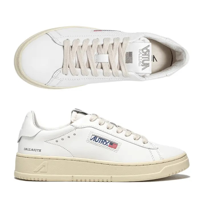 Giày Autry Dallas Low Leather 'White' ADLW-NW01 — ảnh 2