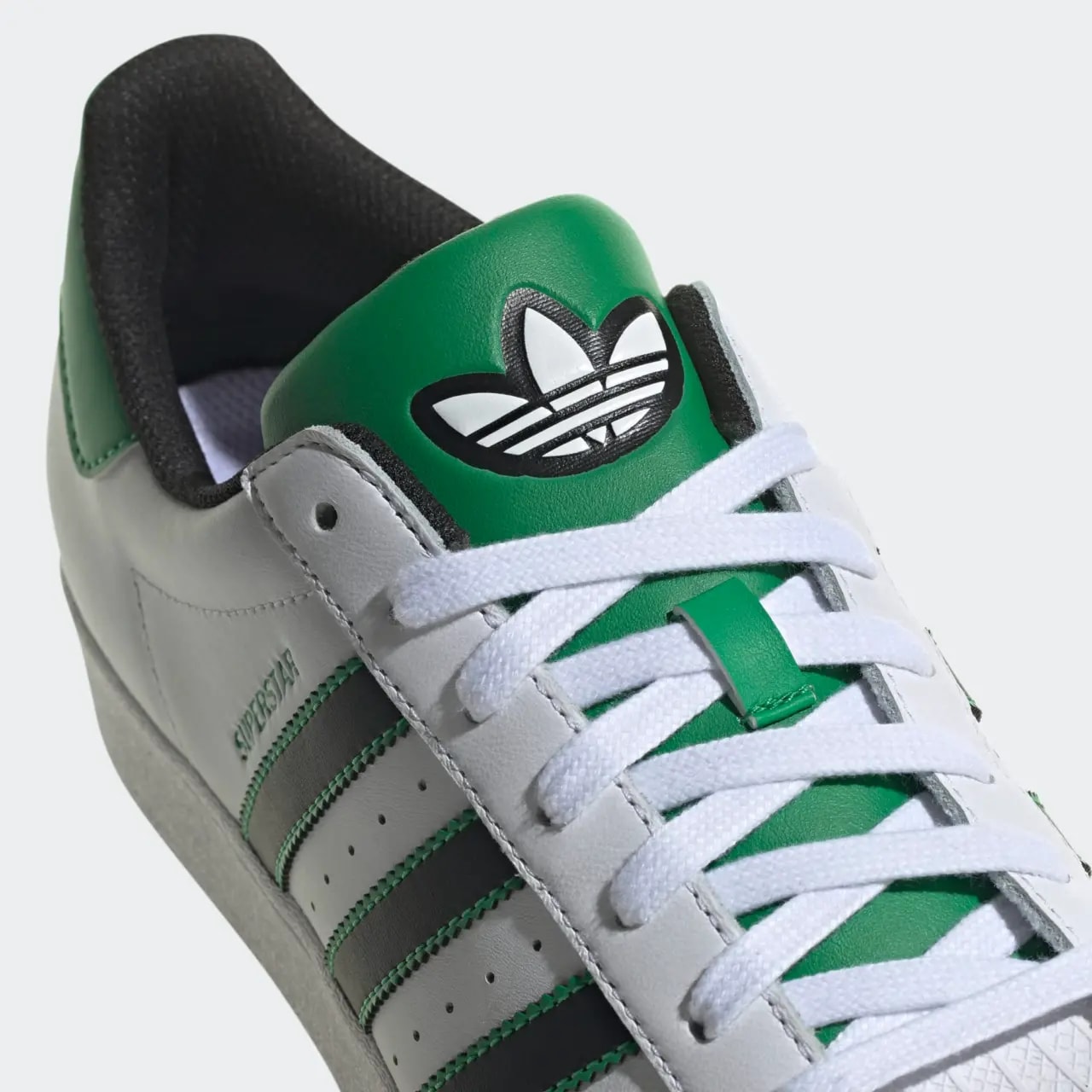 Giày Adidas Originals Superstar 'Green White' ID4670 — ảnh 5