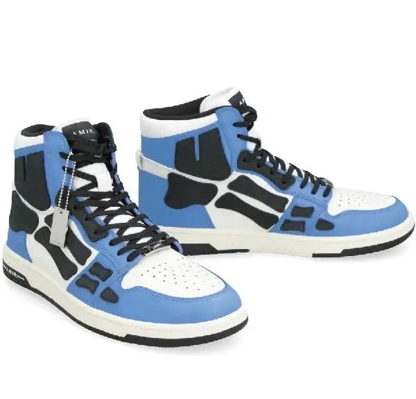 Giày Amiri Skel Top Hi 'Blue' PS23MFS002-990 — ảnh 2