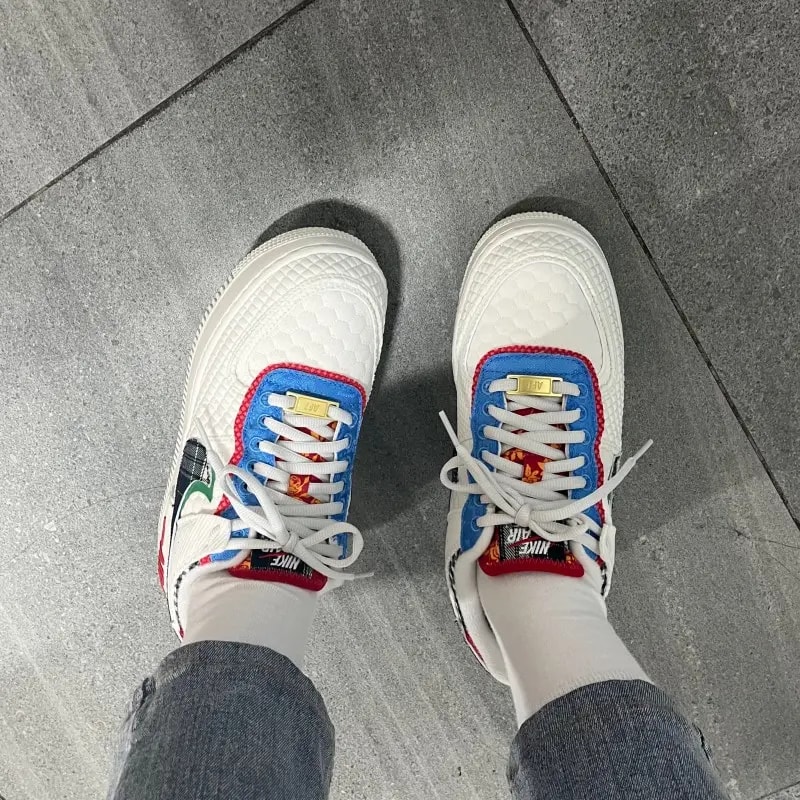 Giày Nike Air Force 1 Shadow 'Multi Material' DZ5193-100 — ảnh 3