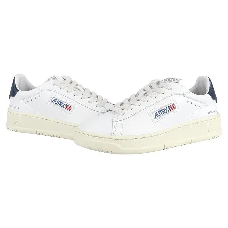Giày Autry Dallas Low Leather 'White Blue' ADLW-NW05 — ảnh 4