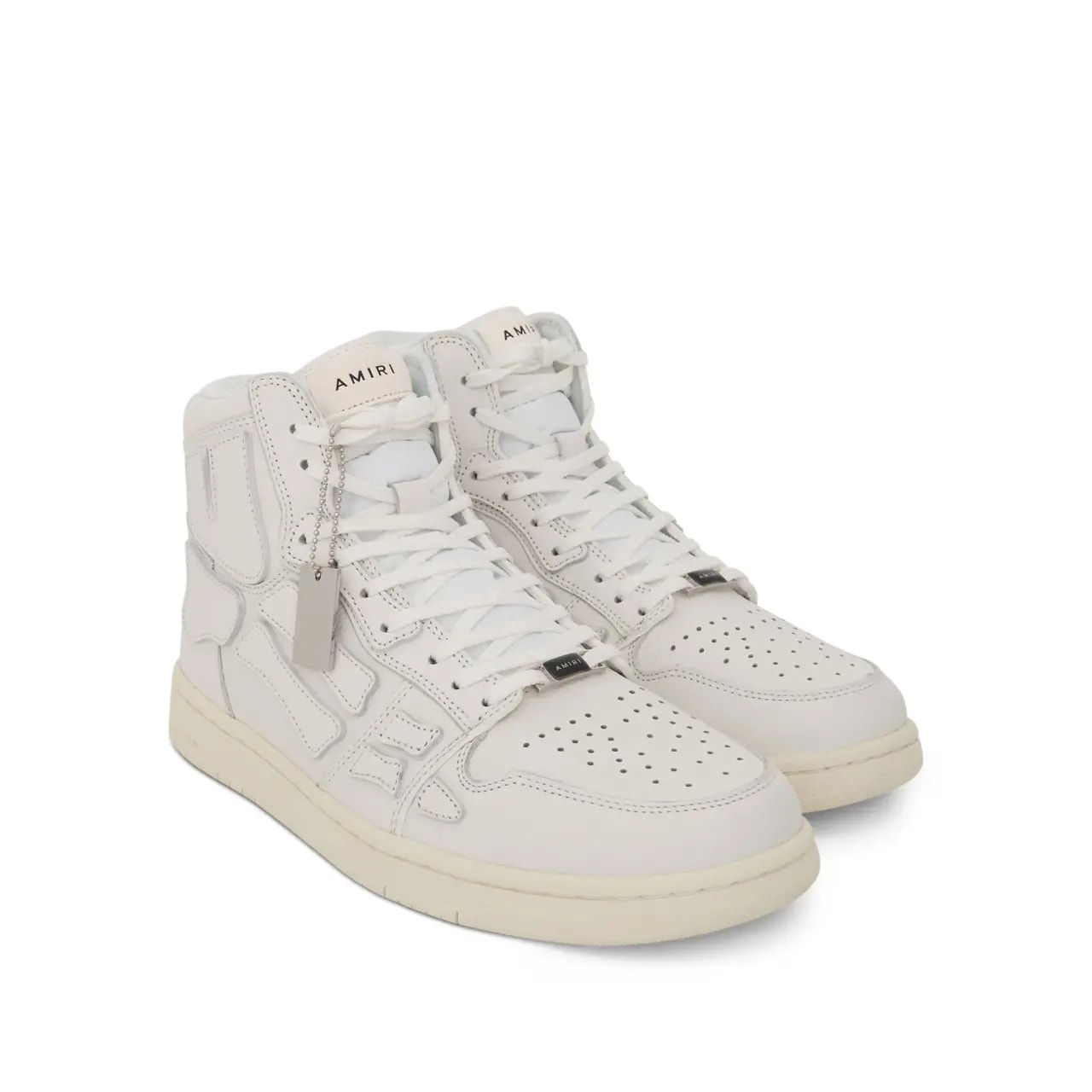 Giày Amiri Skel Hi Top 'White' MFS002-100 — ảnh 3