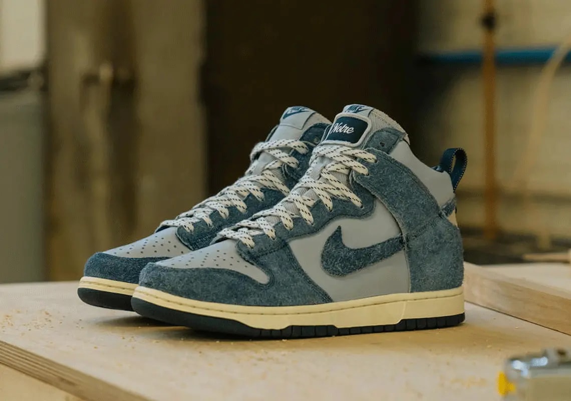 Giày Nike Dunk High 'Notre Midnight Navy' CW3092-400 — ảnh 5