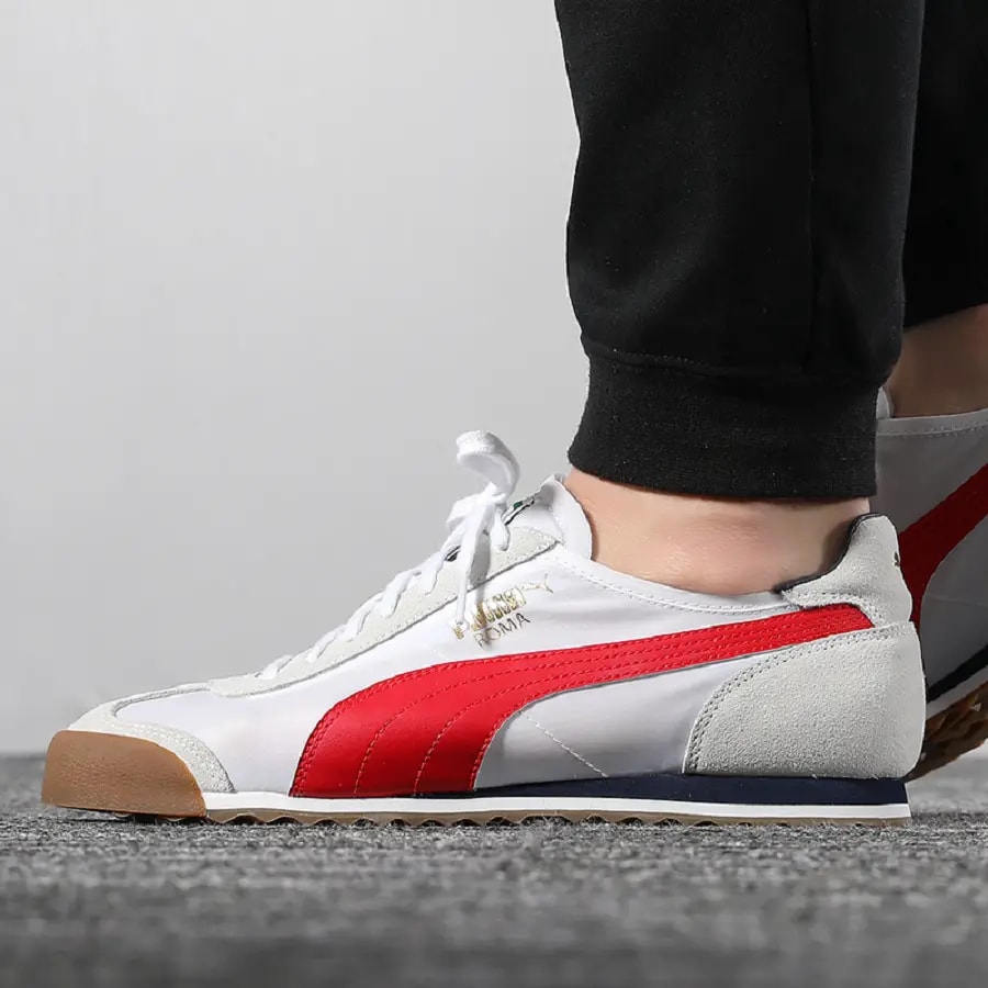 Giày Puma Roma Nylon 'White Red' 362408-14 — ảnh 3