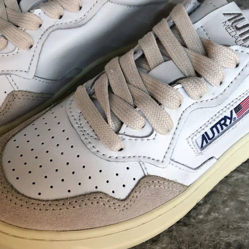 Giày Autry Medalist Low Leather Suede 'White' AULW-LS33 — ảnh 2